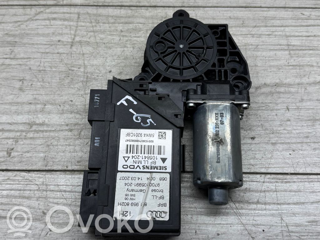 Audi A4 S4 B7 8E 8H Priekšpusē loga pacēlāja motoriņš 