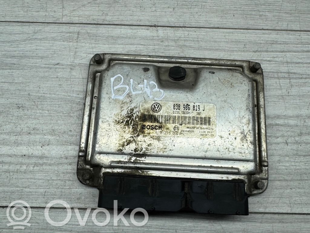 Engine control unit/module   038906019J,28SA4558,010216