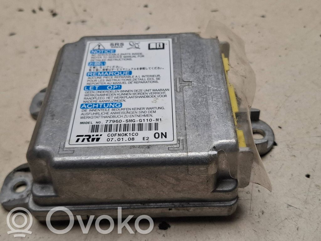 Honda Civic Unitate/modul de comandă airbaguri 