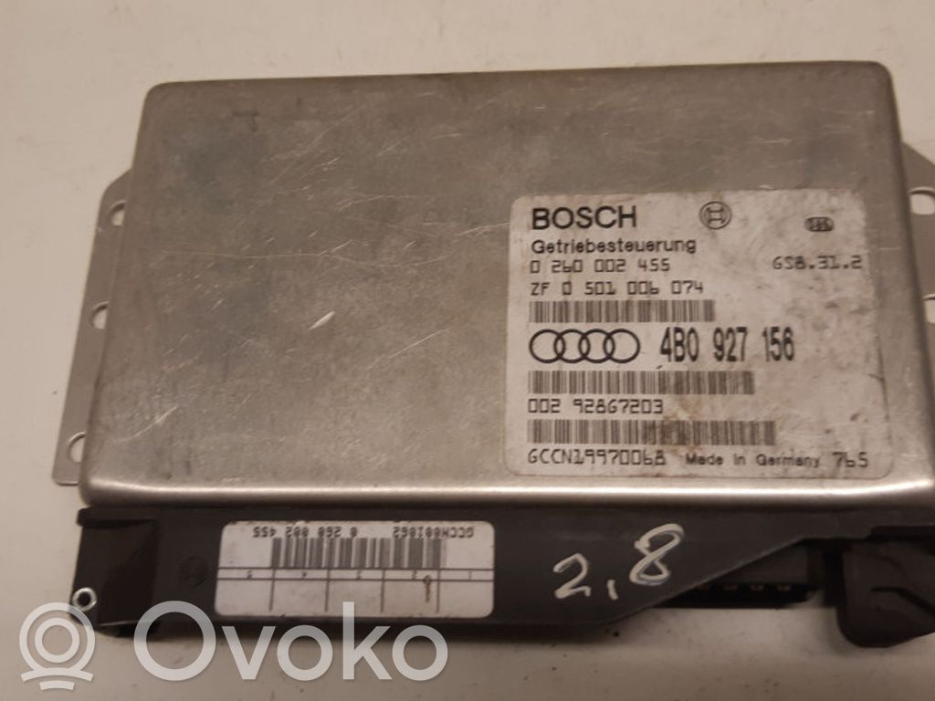 Gearbox control unit/module   4B0927156,0260002455