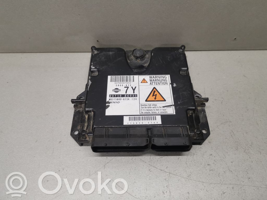 Nissan Navara D40 Engine control unit/module 