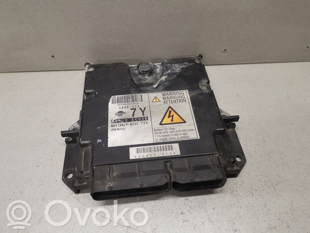 Nissan Navara D40 Engine control unit/module 