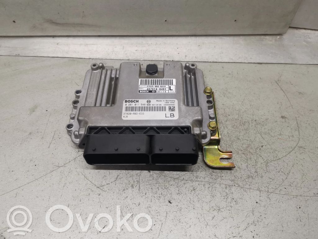 Engine control unit/module   0281011548,37820RBDE33,37825RBDG320,4079180491