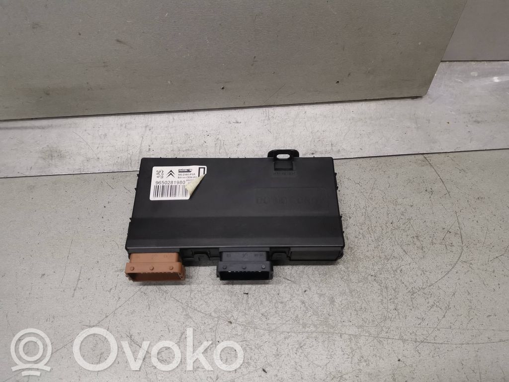 Module de commande de siège   9650281980