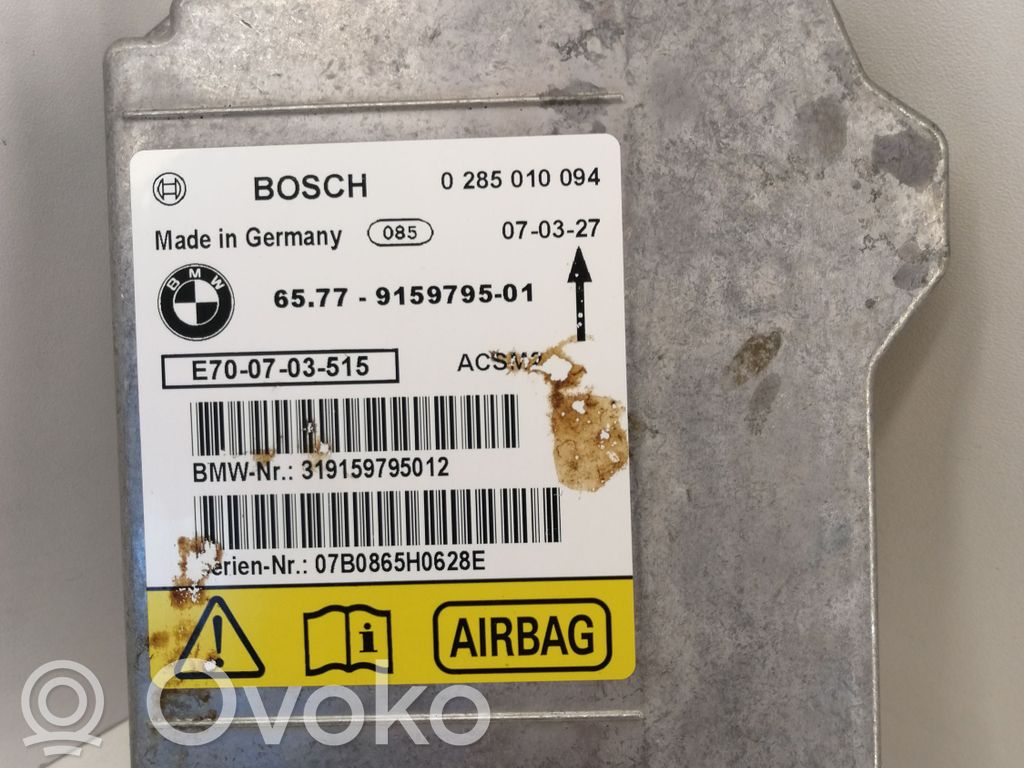 Airbag control unit/module   9159795,6577915979501,0285010094