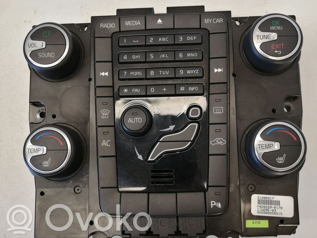Volvo V60 Climate control unit 