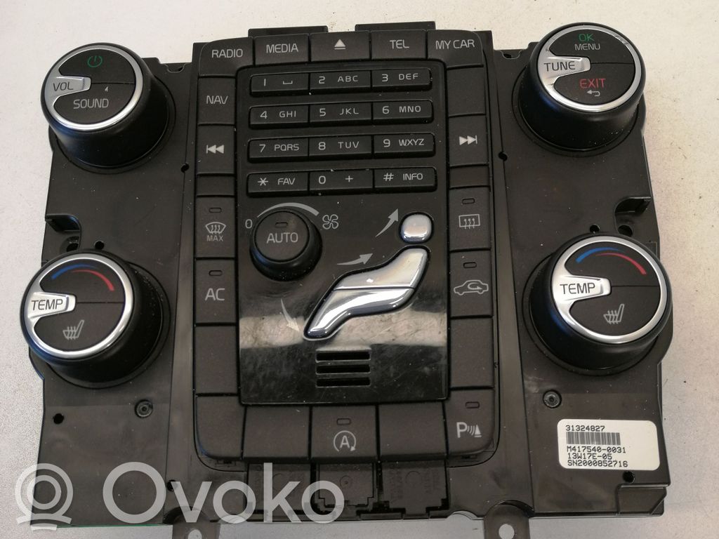 Volvo XC60 Climate control unit 