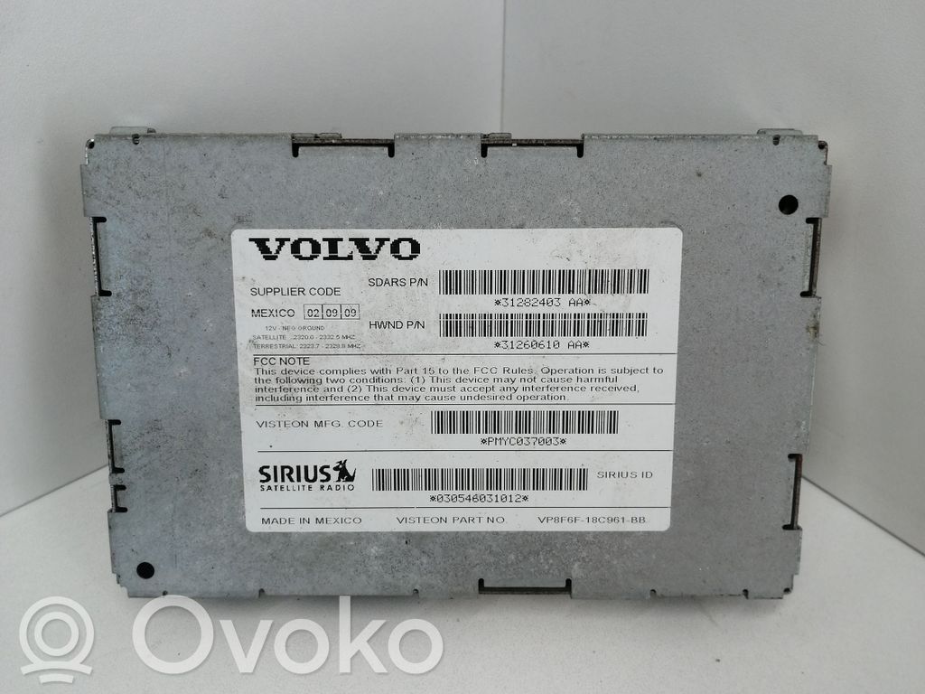 Volvo XC60 Aerial antenna amplifier 