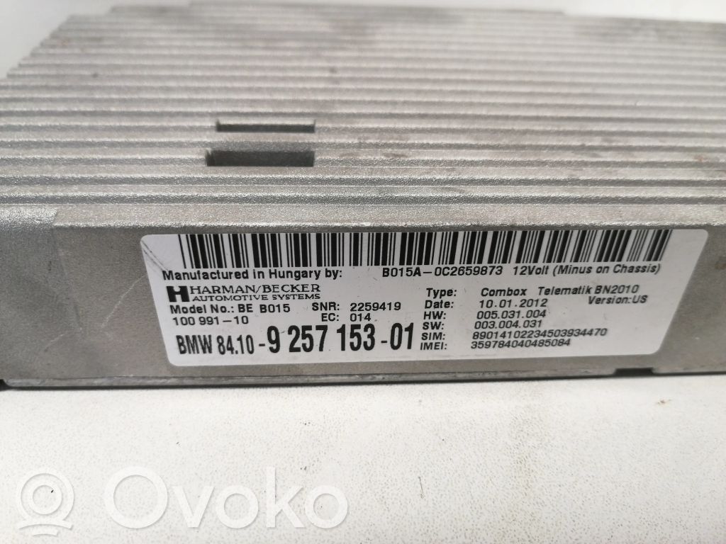 BMW 7 F01 F02 F03 F04 Bluetooth modulis 