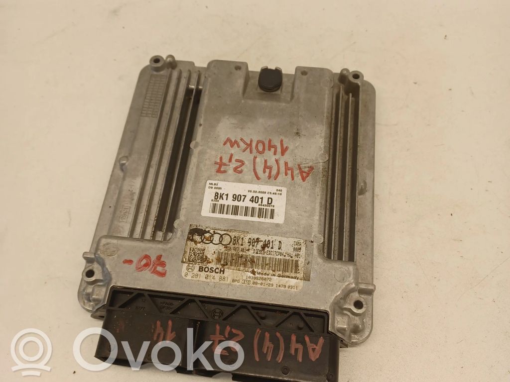 Audi A4 S4 B8 8K Engine control unit/module 