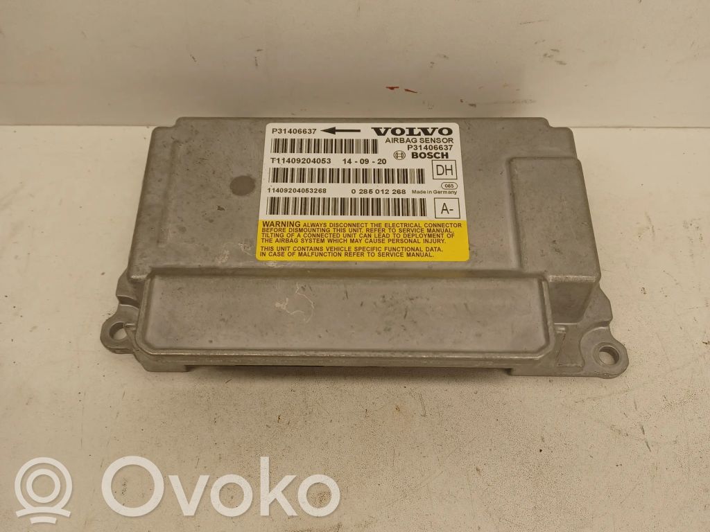 Volvo S60 Airbag control unit/module 