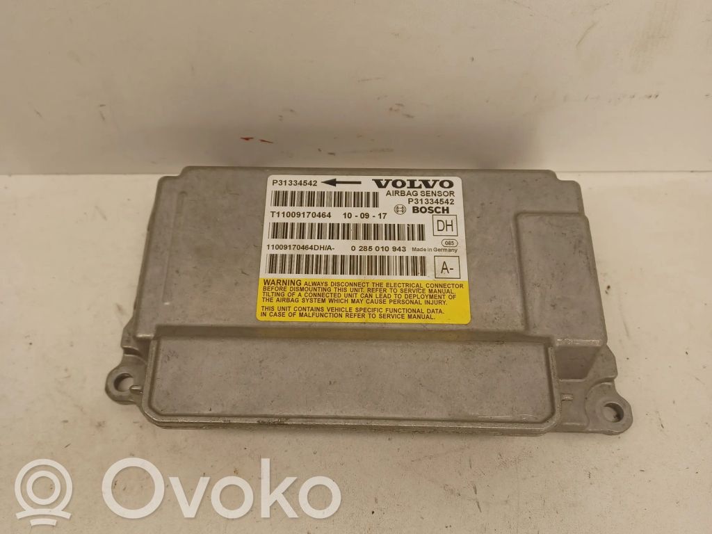 Volvo V60 Airbag control unit/module 