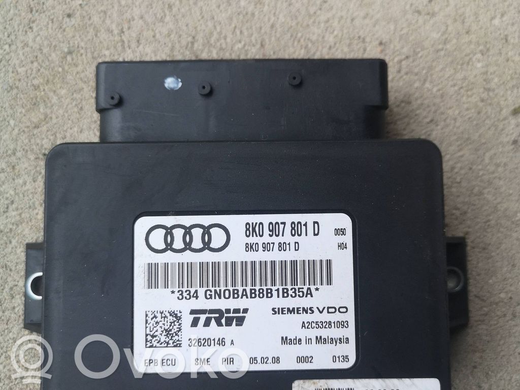 Hand brake control module   8K0907801D,32620146A,A2C53281093