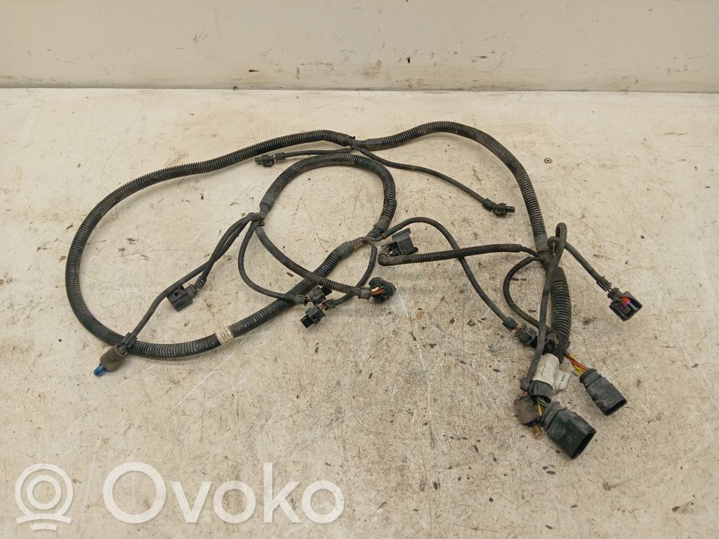 Porsche Cayenne (9PA) Cableado del sensor de aparcamiento (PDC) 