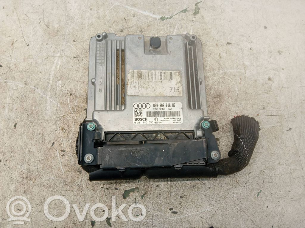 Engine control unit/module   03G906016HQ,1039S12991,0281012555