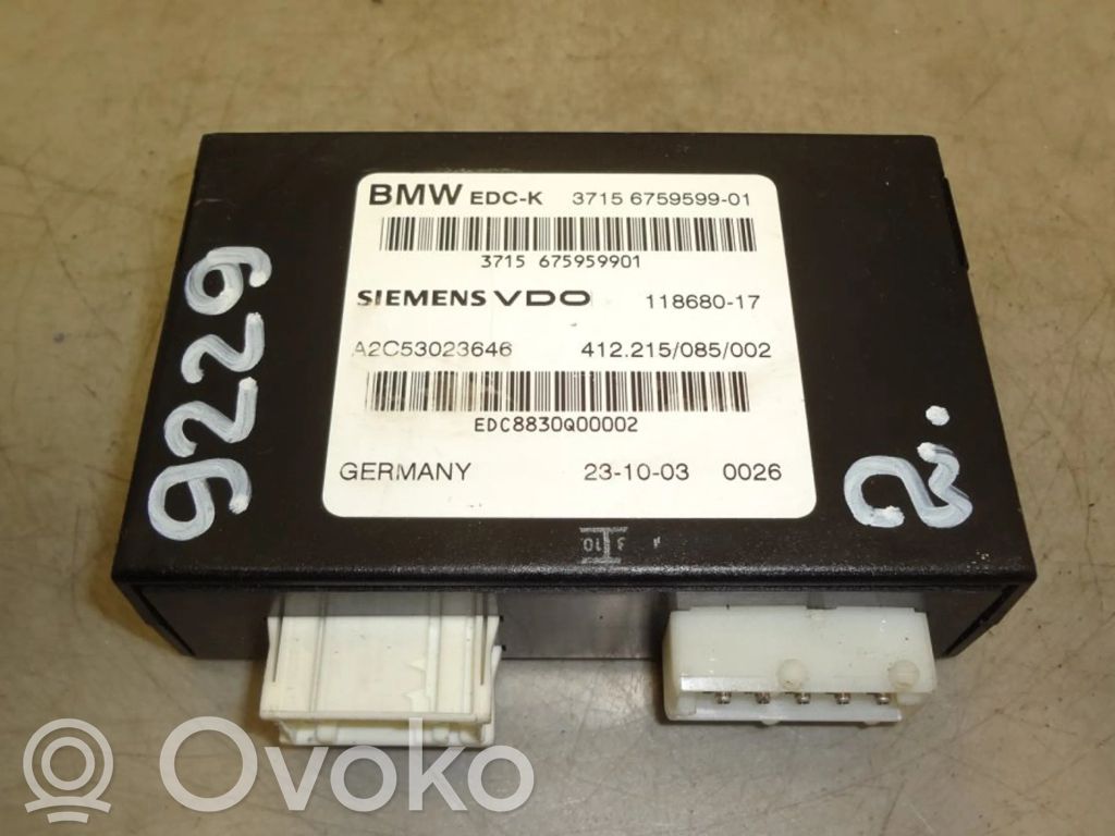BMW 7 E65 E66 Unité de commande / module de verrouillage centralisé porte 