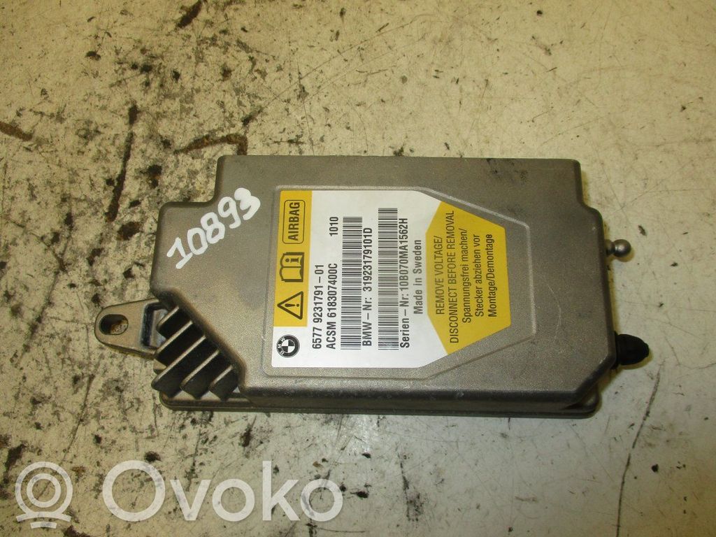 BMW 5 F10 F11 Sterownik / Moduł Airbag 