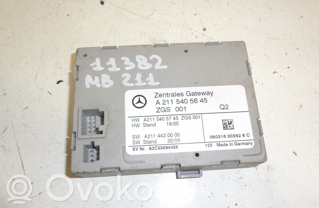 Módulo de control Gateway   A2115405645,2115405645