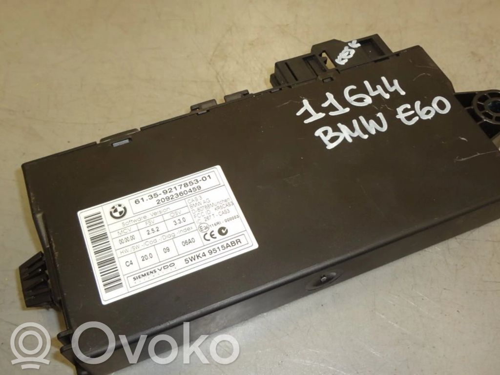 BMW 5 E60 E61 Centrālās atslēgas vadības bloks 