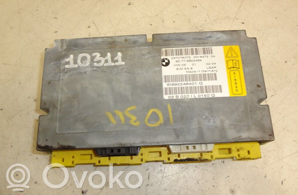 BMW 7 E65 E66 Airbag control unit/module 