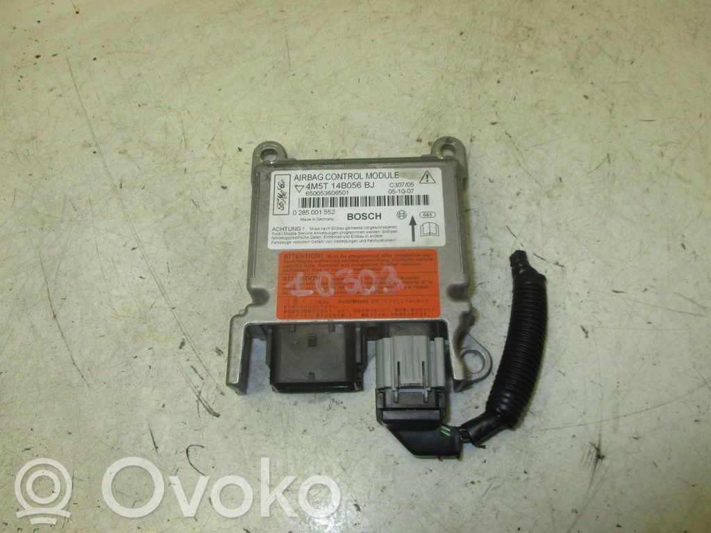 Airbag control unit/module   0285001552,4M5T14B056BJ