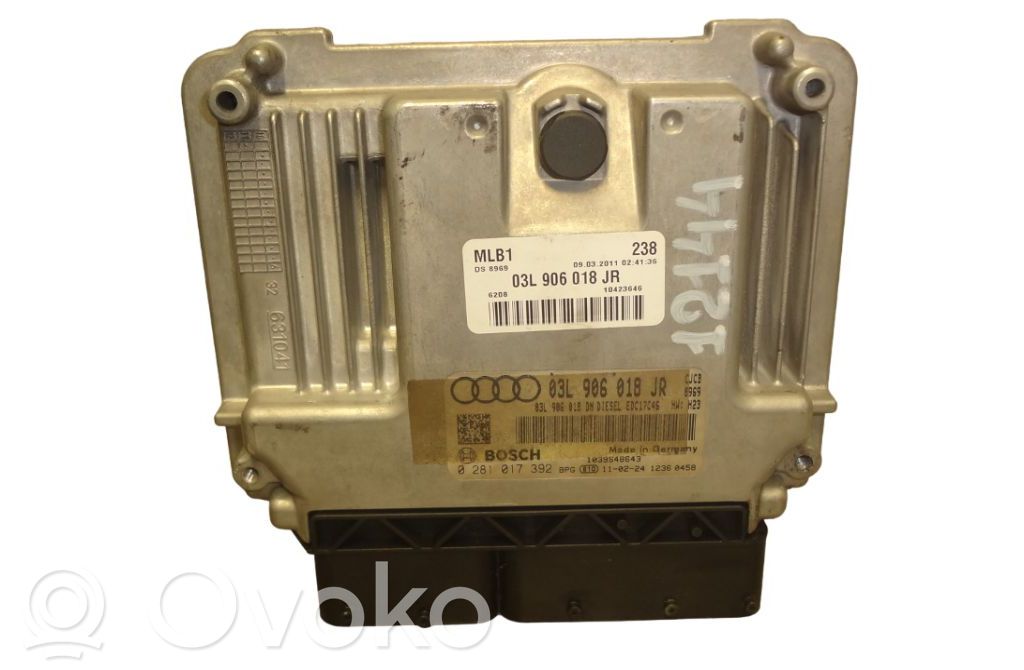 Audi A4 S4 B8 8K Engine control unit/module 