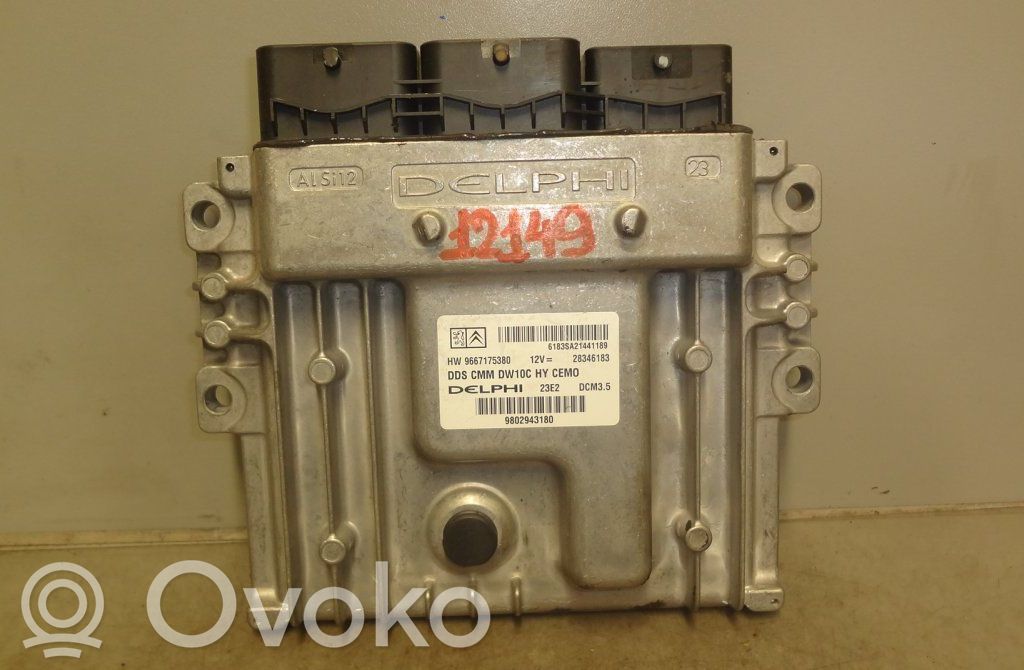 Peugeot 508 Engine control unit/module 