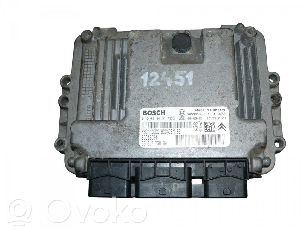 Citroen Xsara Picasso Engine control unit/module 