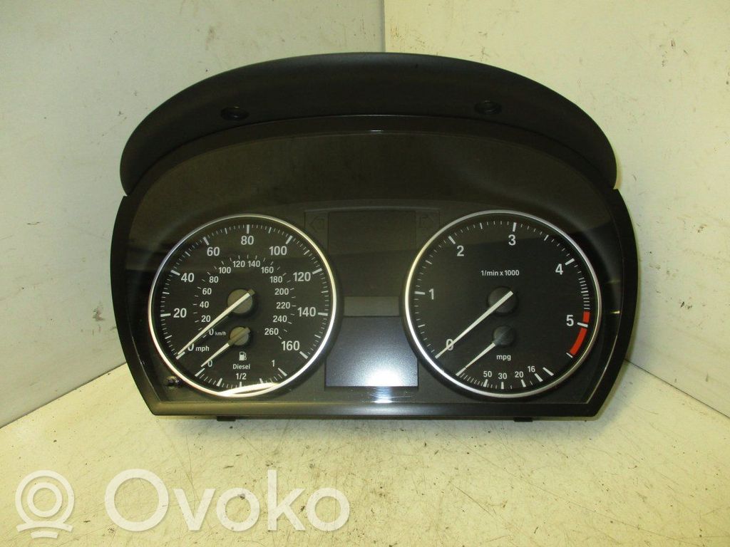 BMW 3 E90 E91 Speedometer (instrument cluster) 