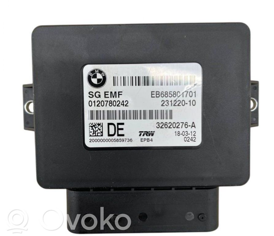 BMW 5 F10 F11 Modul de control frână de mână 
