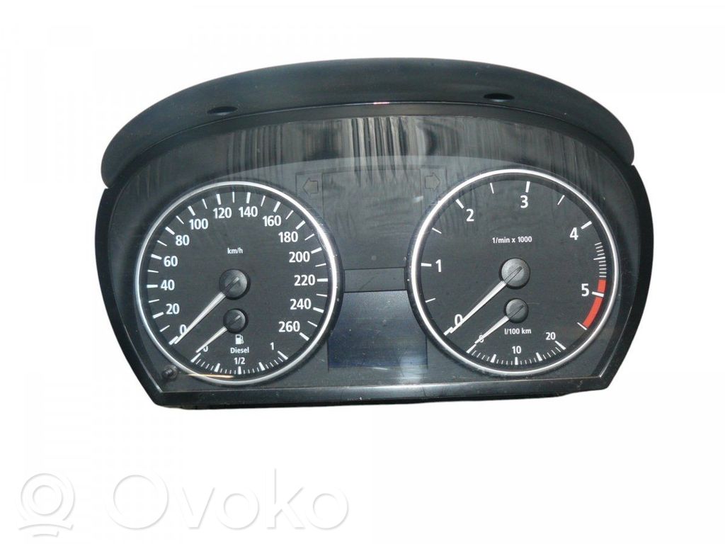 BMW 3 E90 E91 Speedometer (instrument cluster) 