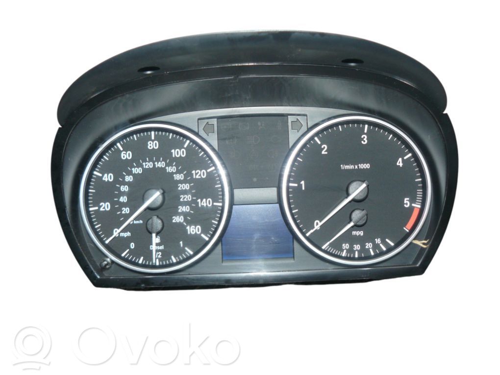 BMW 3 E90 E91 Geschwindigkeitsmesser Cockpit 