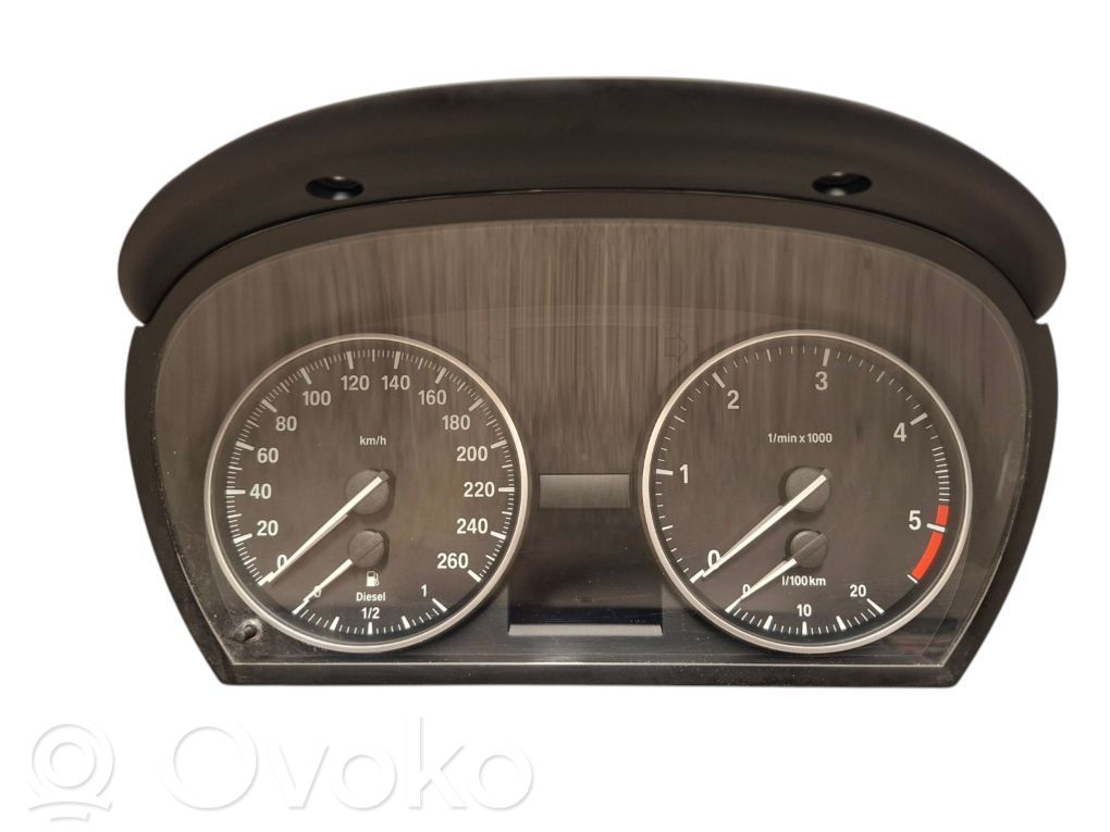 BMW 3 E90 E91 Speedometer (instrument cluster) 