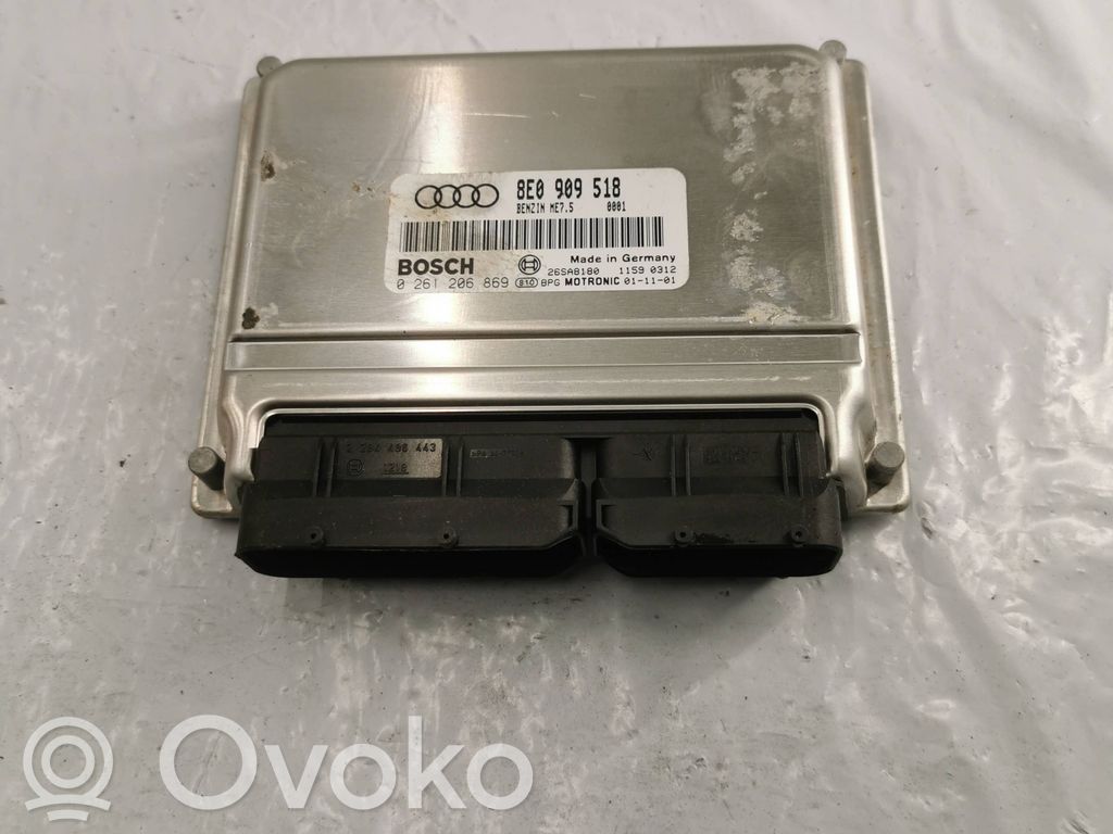 Engine control unit/module   8E0909518,26SA8180,0261206869