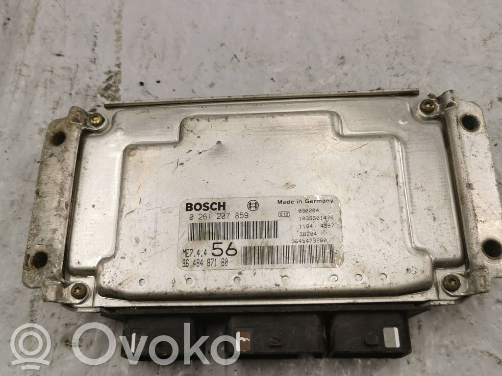 Engine control unit/module   9648487180,0261207859,9645473280