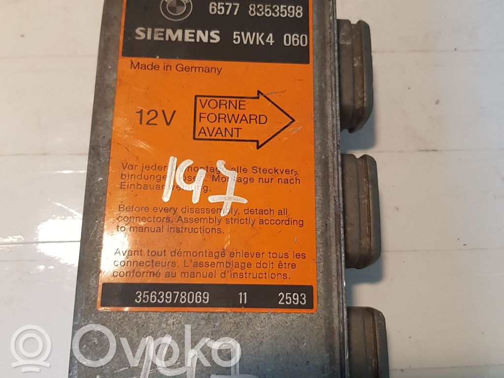Airbag control unit/module   65778353598