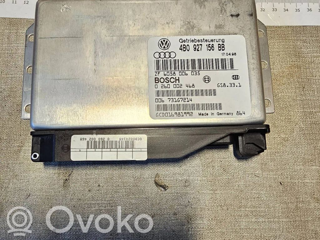 Gearbox control unit/module   4B0927156BB,6058006035,0260002468