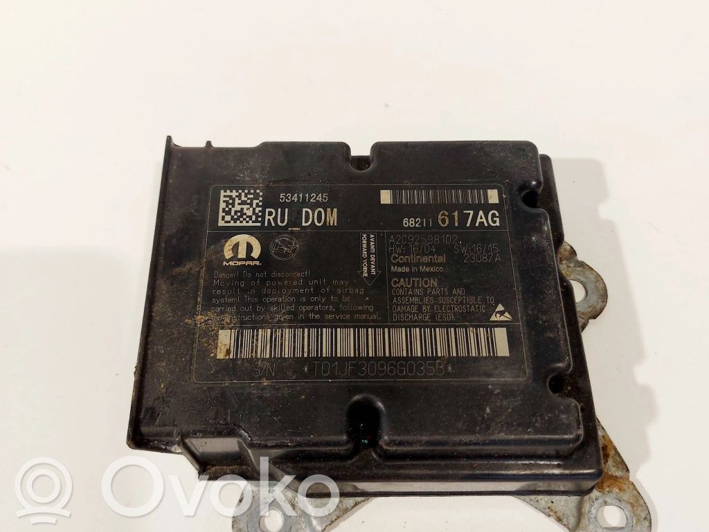 Airbag control unit/module   HR667703,68211617AG,SEQ595700