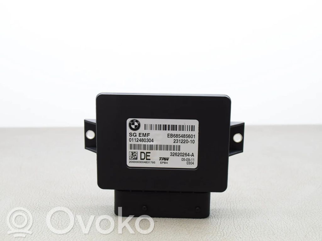 BMW 5 F10 F11 Rear brake EMF control unit/module 