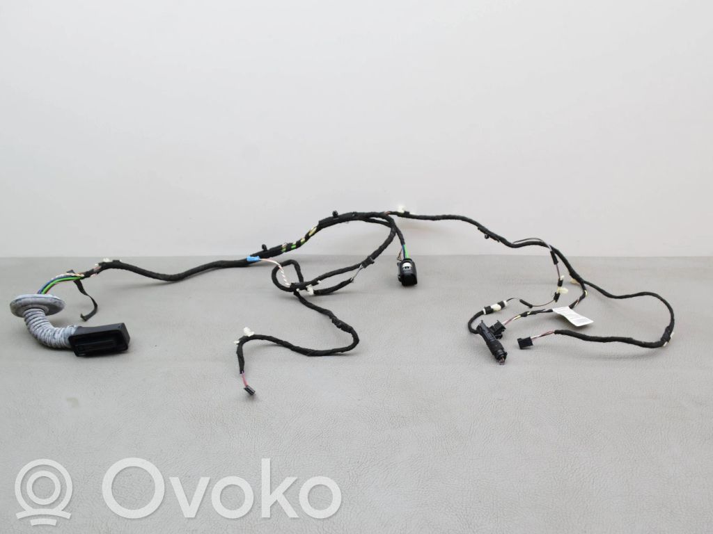 BMW 3 F30 F35 F31 Wiązka przewodów drzwi tylnych 