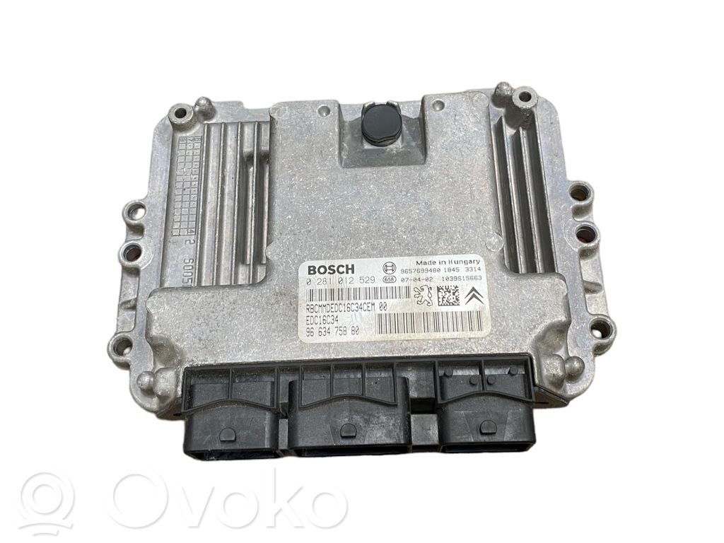 Peugeot 207 Engine control unit/module 
