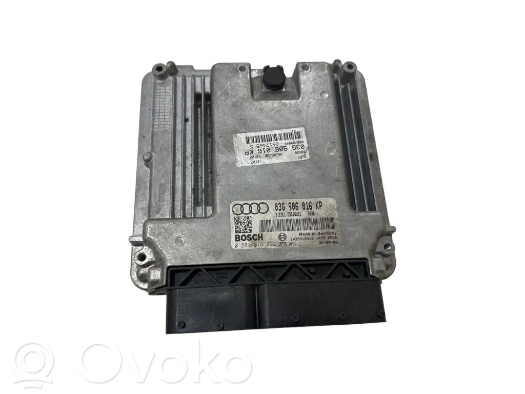 Engine control unit/module   03G906016KP,1039S16418,0281013292