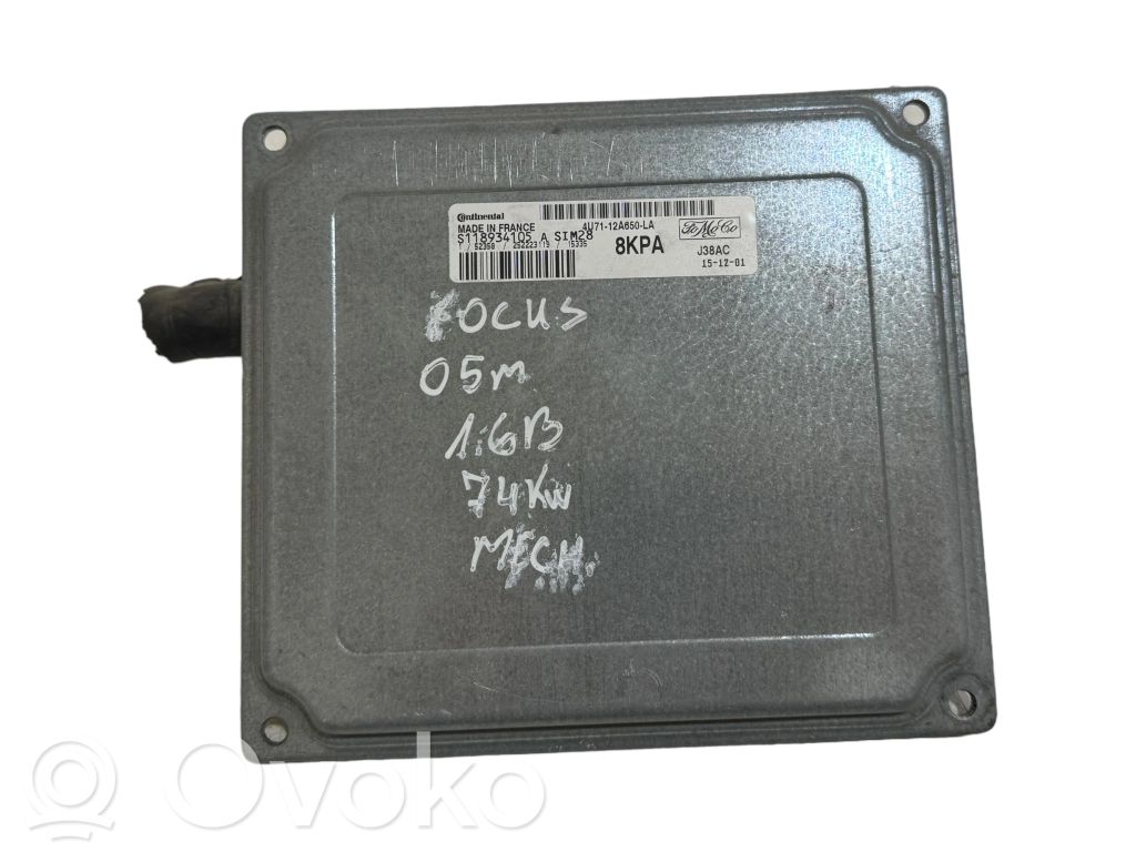 Unidad de control/módulo del motor   4U7112A650LA,8KPA,S118934105A