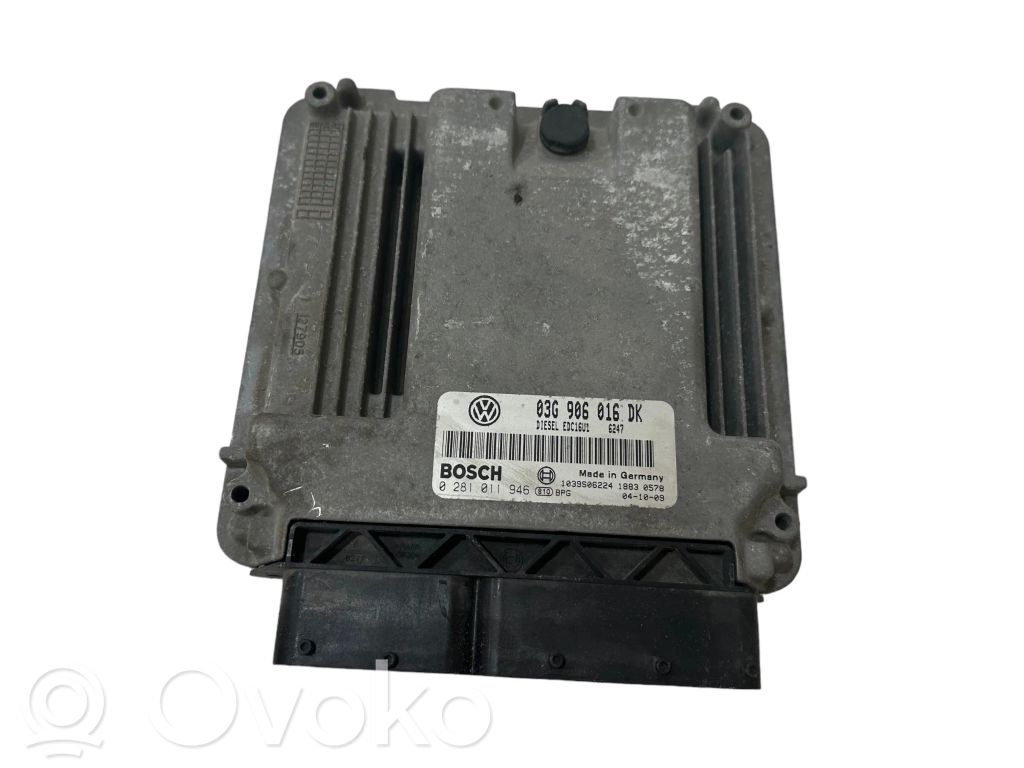 Engine control unit/module   03G906016DK,0281011946,1039S06224