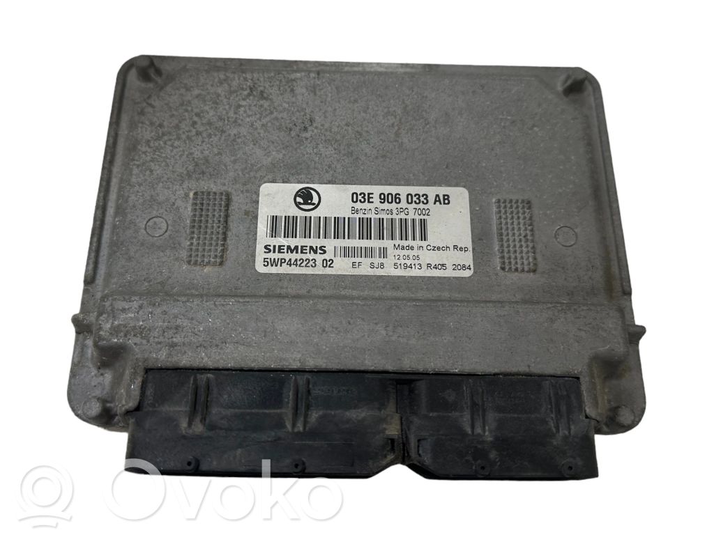 Engine control unit/module   03E906033AB,3PG7002,5WP4422302