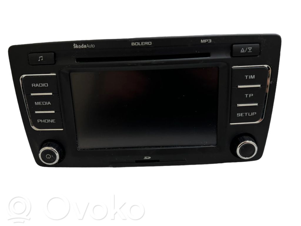 Skoda Yeti (5L) Panel / Radioodtwarzacz CD/DVD/GPS 