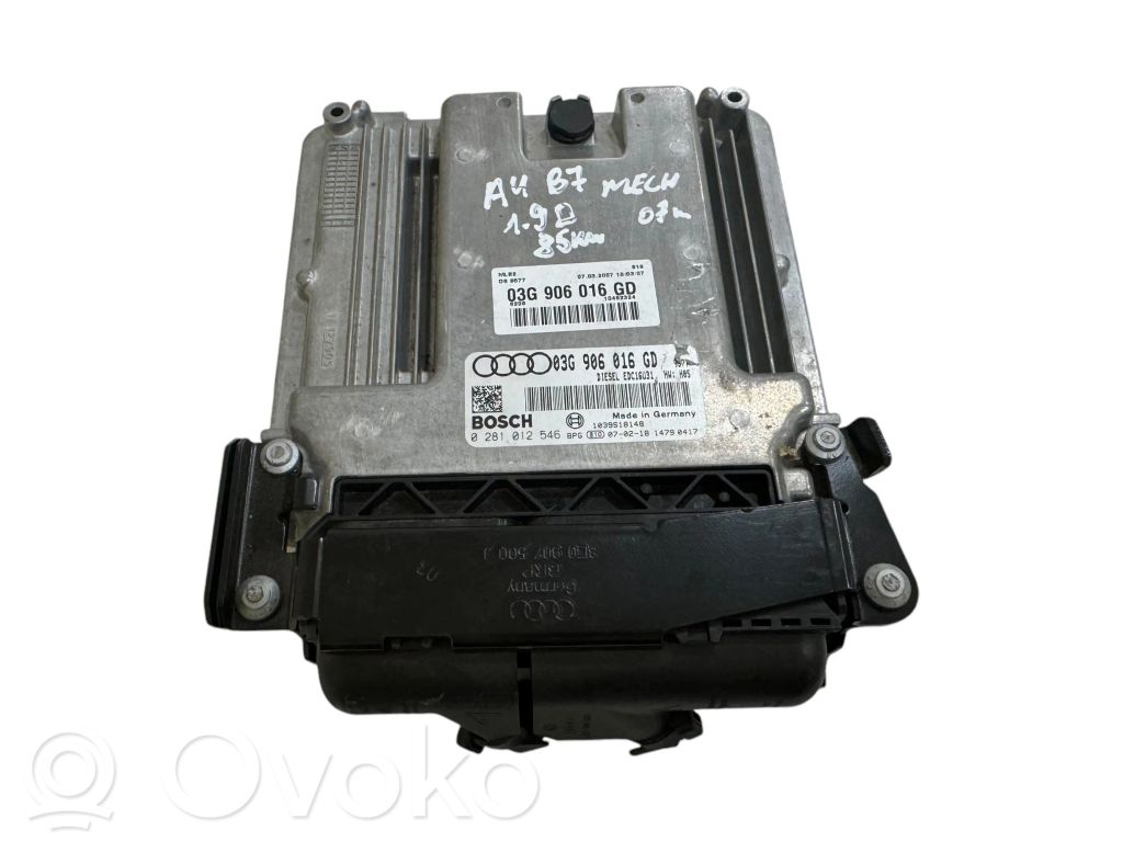 Audi A4 S4 B7 8E 8H Engine control unit/module 