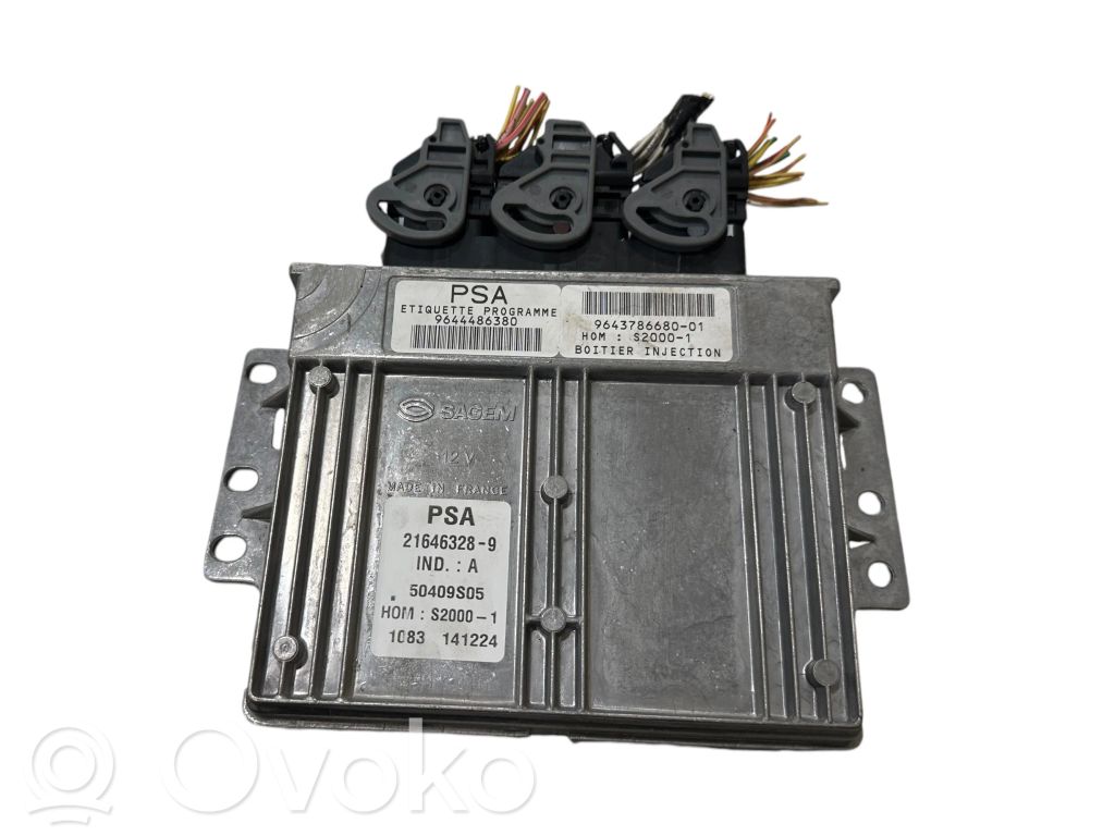 Citroen C5 Dzinēja vadības bloks 