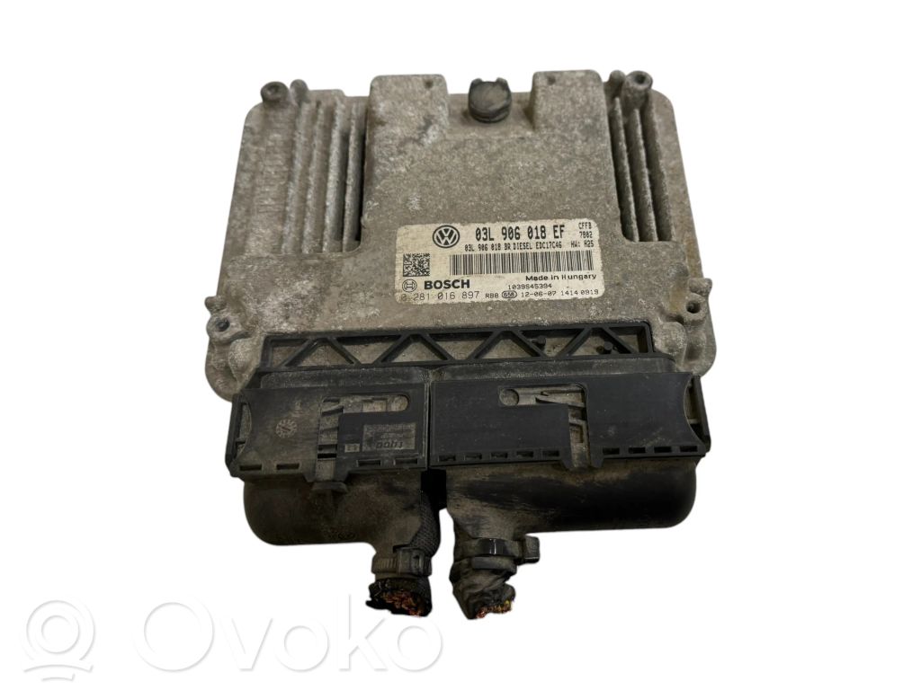 Engine control unit/module   03L906018EF,03L906018BR,0281016897