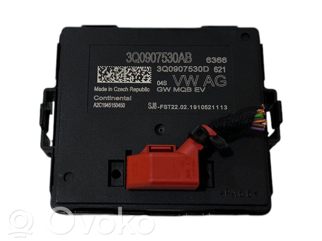 Volkswagen e-Golf Gateway control module 